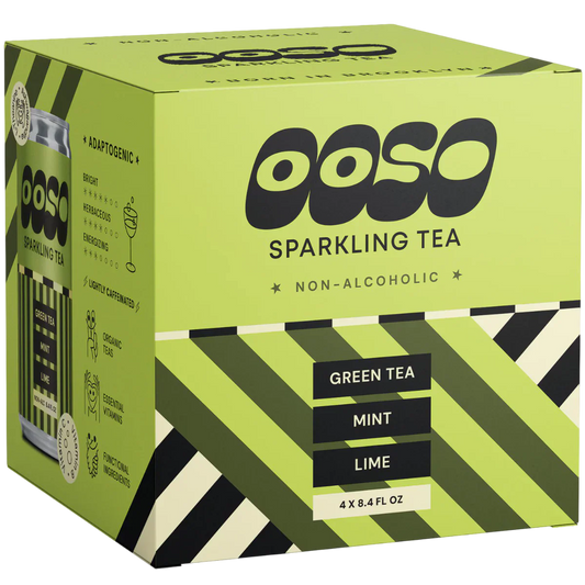 Green Tea Mint Lime Sparkling Tea (4 Pack)