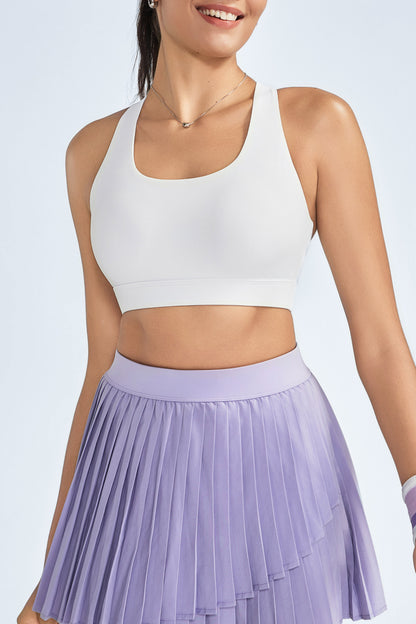 RUNNING GIRL® High-Impact High-Neck Sports Bra | Hollow Out Back-Support Bra