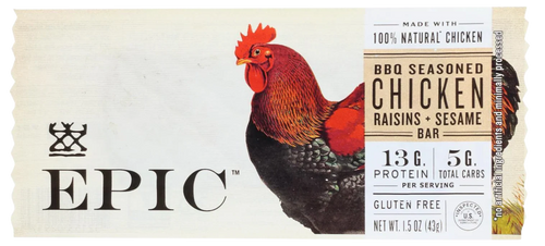 Bbq Seasoned Chicken Raisin Sesame Bar