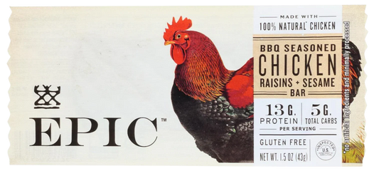 Bbq Seasoned Chicken Raisin Sesame Bar