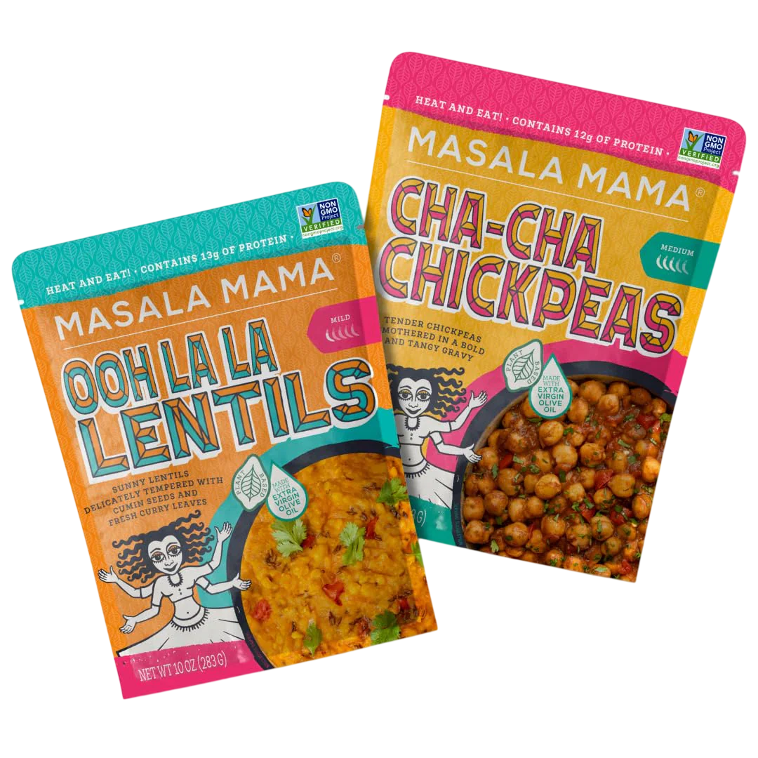 Ooh La La Lentils  & Cha Cha Chickpeas Heat And Eat (2 Pack)