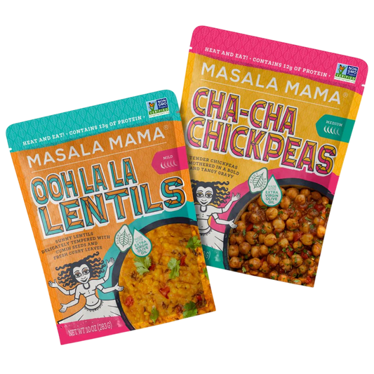 Ooh La La Lentils  & Cha Cha Chickpeas Heat And Eat (2 Pack)
