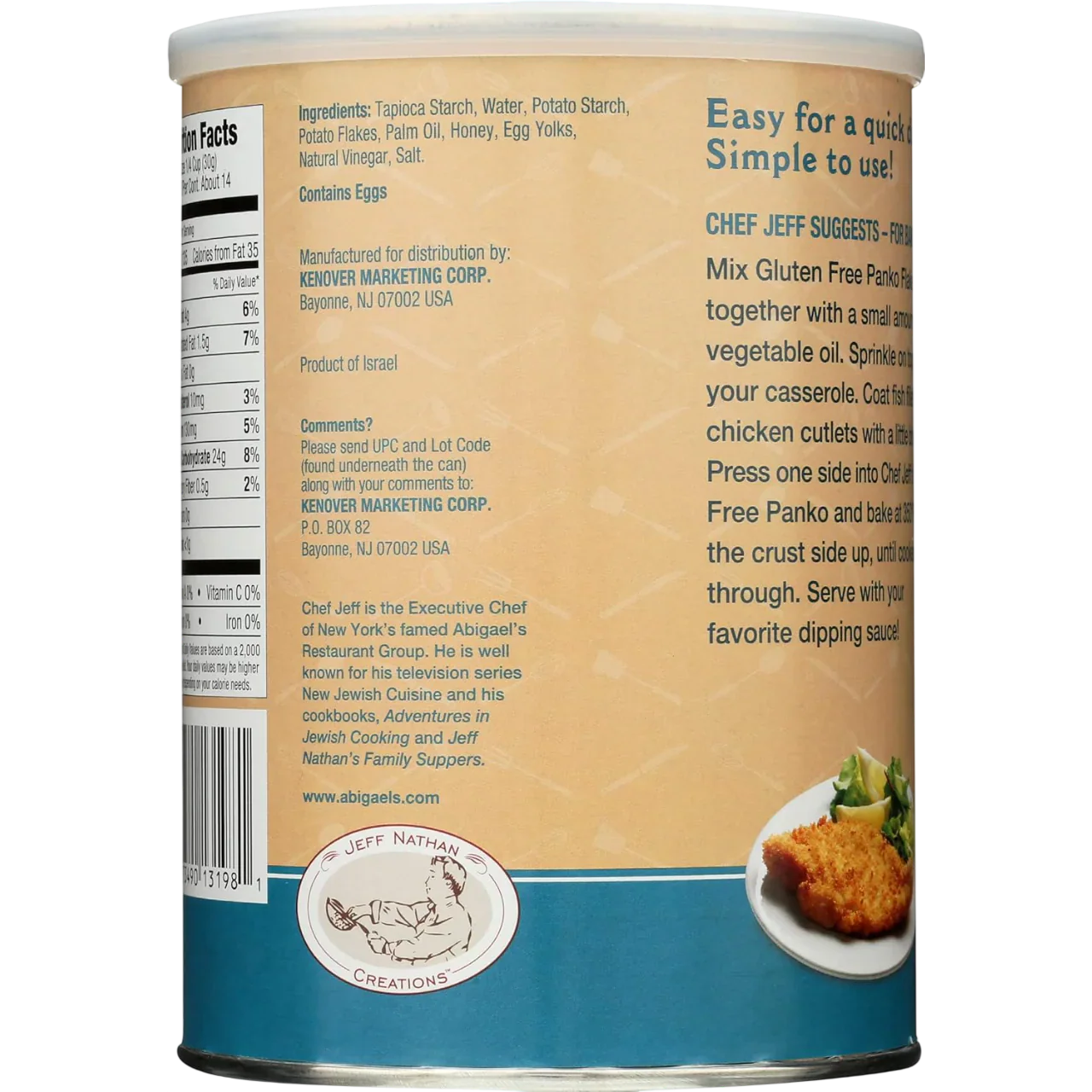 Gluten Free Plain Panko Flakes