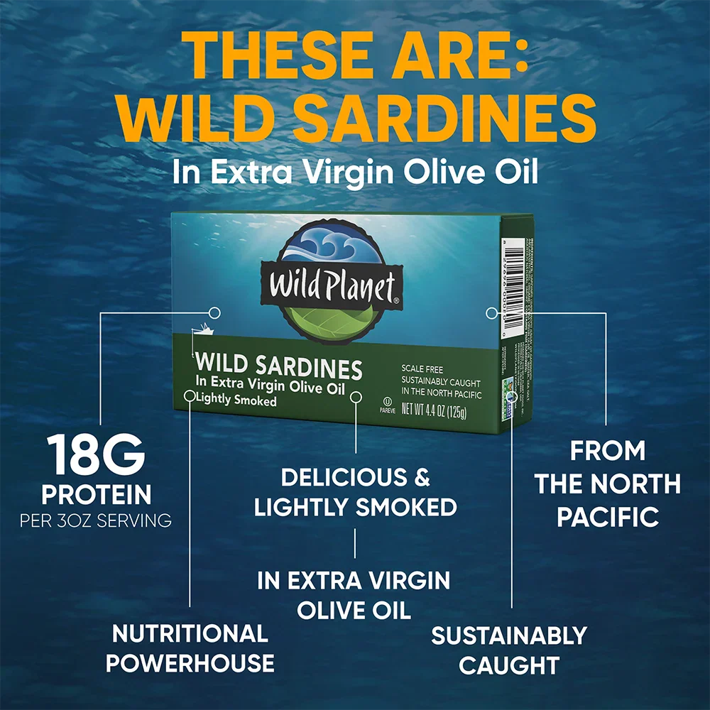 Wild Sardines In Extra Virgin Olive Oil