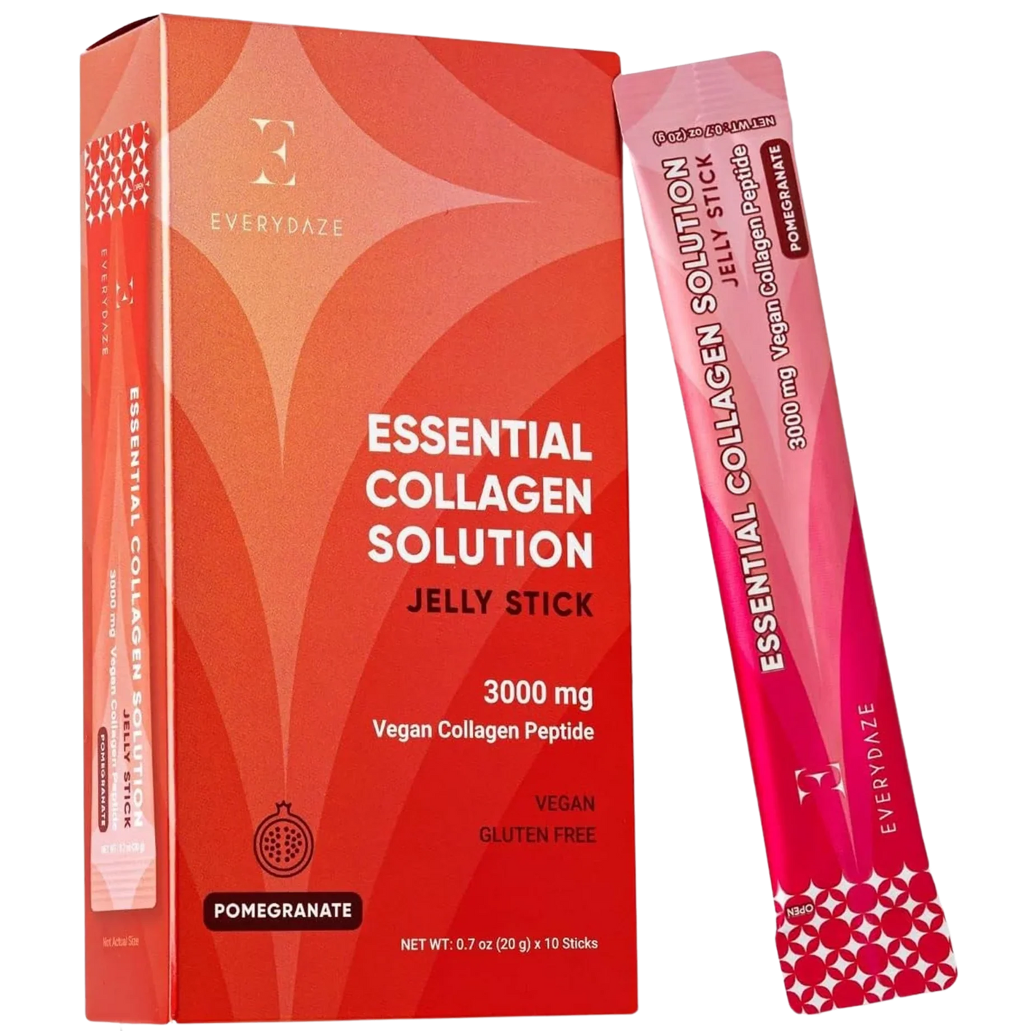 Essential Collagen Solution Jelly Stick - Pomegranate (10 CT)