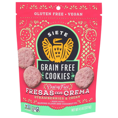 Fresas Con Crema Grain Free Cookies