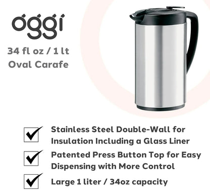 34oz Oval Carafe
