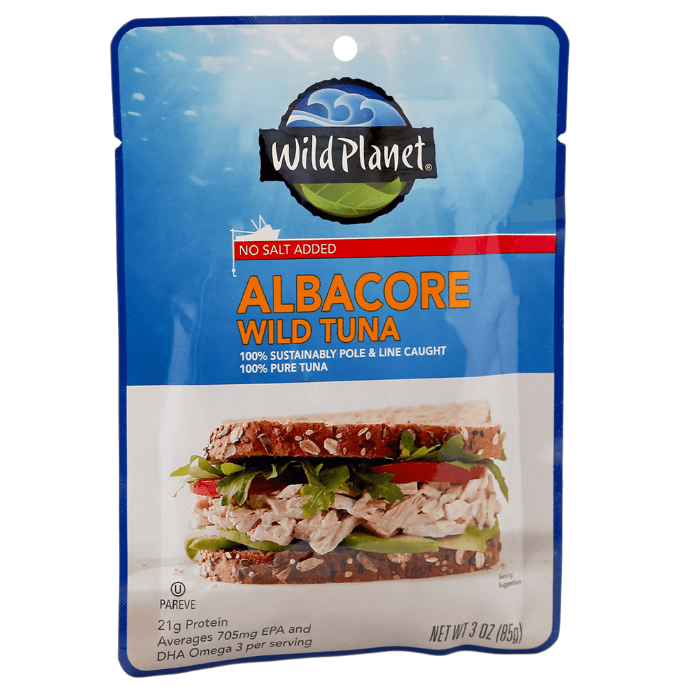 Albacore Wild Tuna Single-Serve Pouch No Salt Added