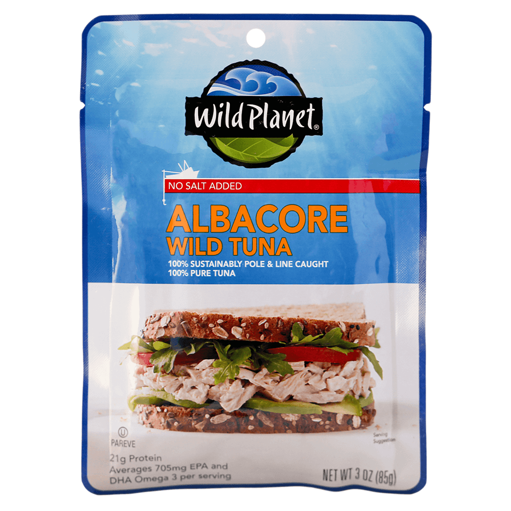Albacore Wild Tuna Single-Serve Pouch No Salt Added
