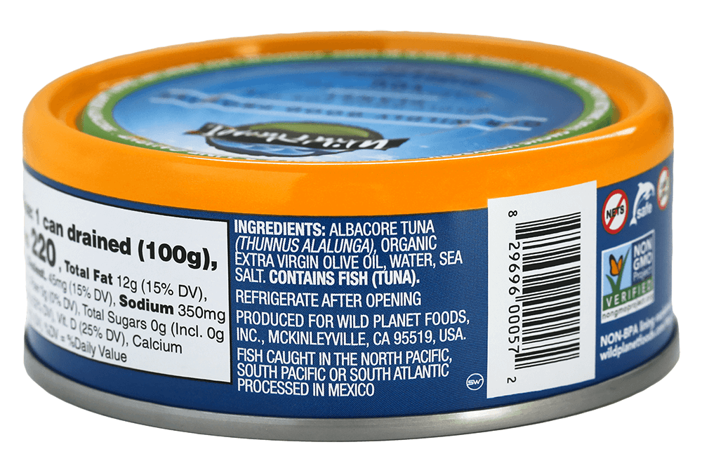 Albacore Solid Wild Tuna In Extra Virgin Olive Oil