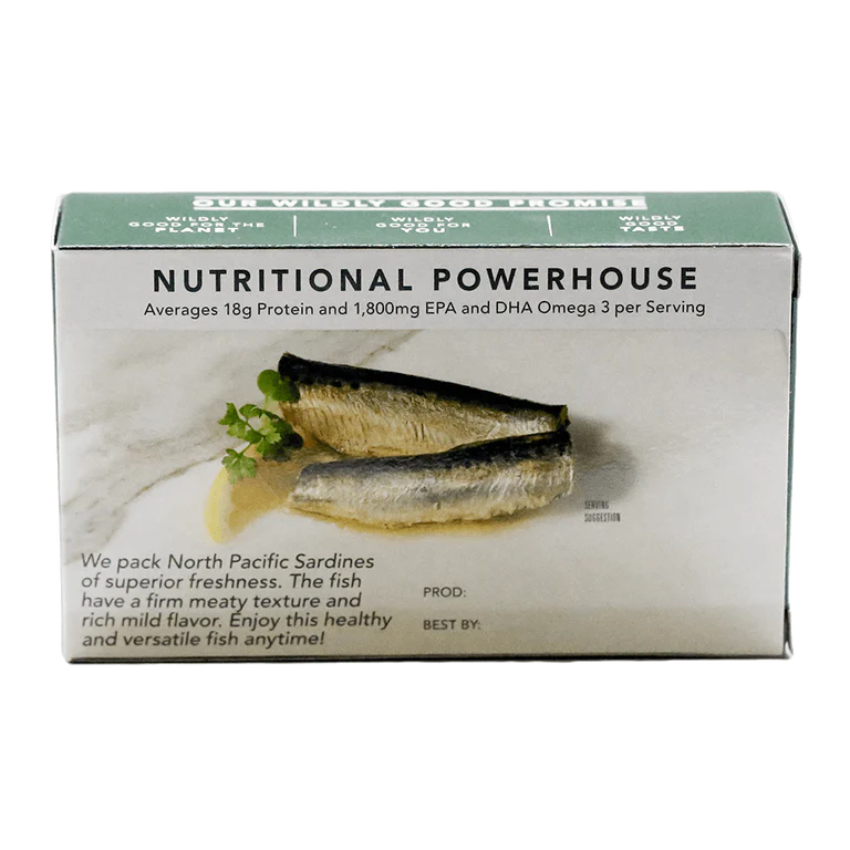 Wild Sardines In Extra Virgin Olive Oil