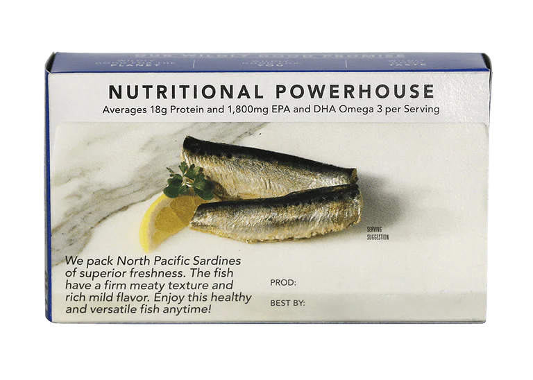 Wild Sardines In Water No Salt Added