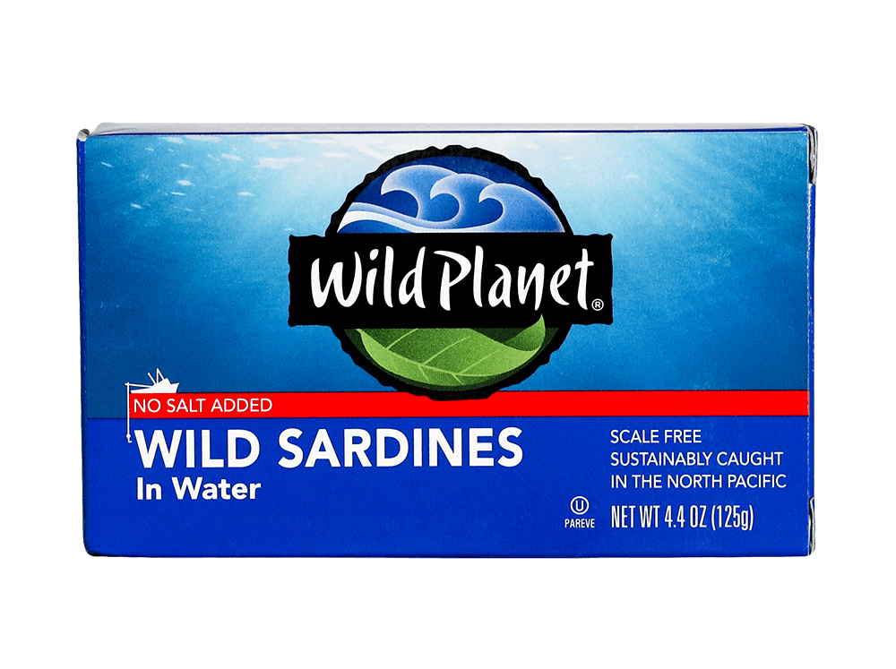 Wild Sardines In Water No Salt Added