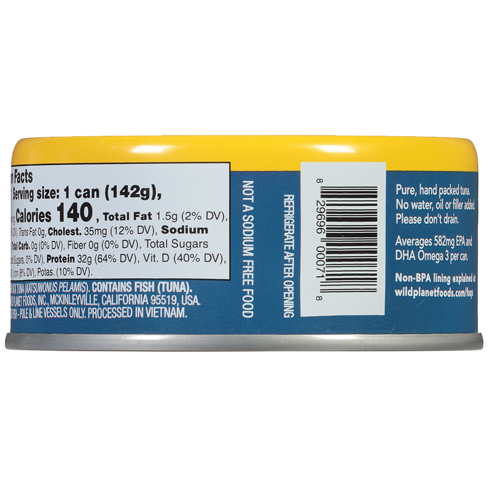 Skipjack Wild Tuna No Salt Added