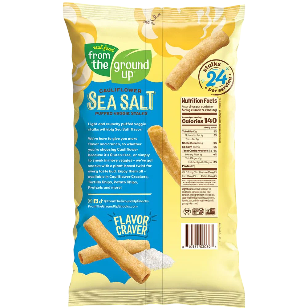 Cauliflower Sea Salt Sticks