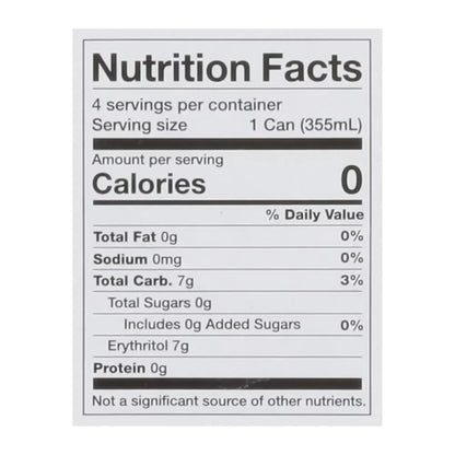 Zero Sugar Black Cherry Soda (4 Pack)