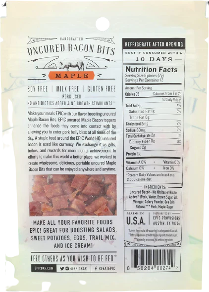 Maple Bacon Bits