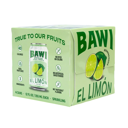 Sparkling Agua Fresca El Limon - Lime (4 Pack)