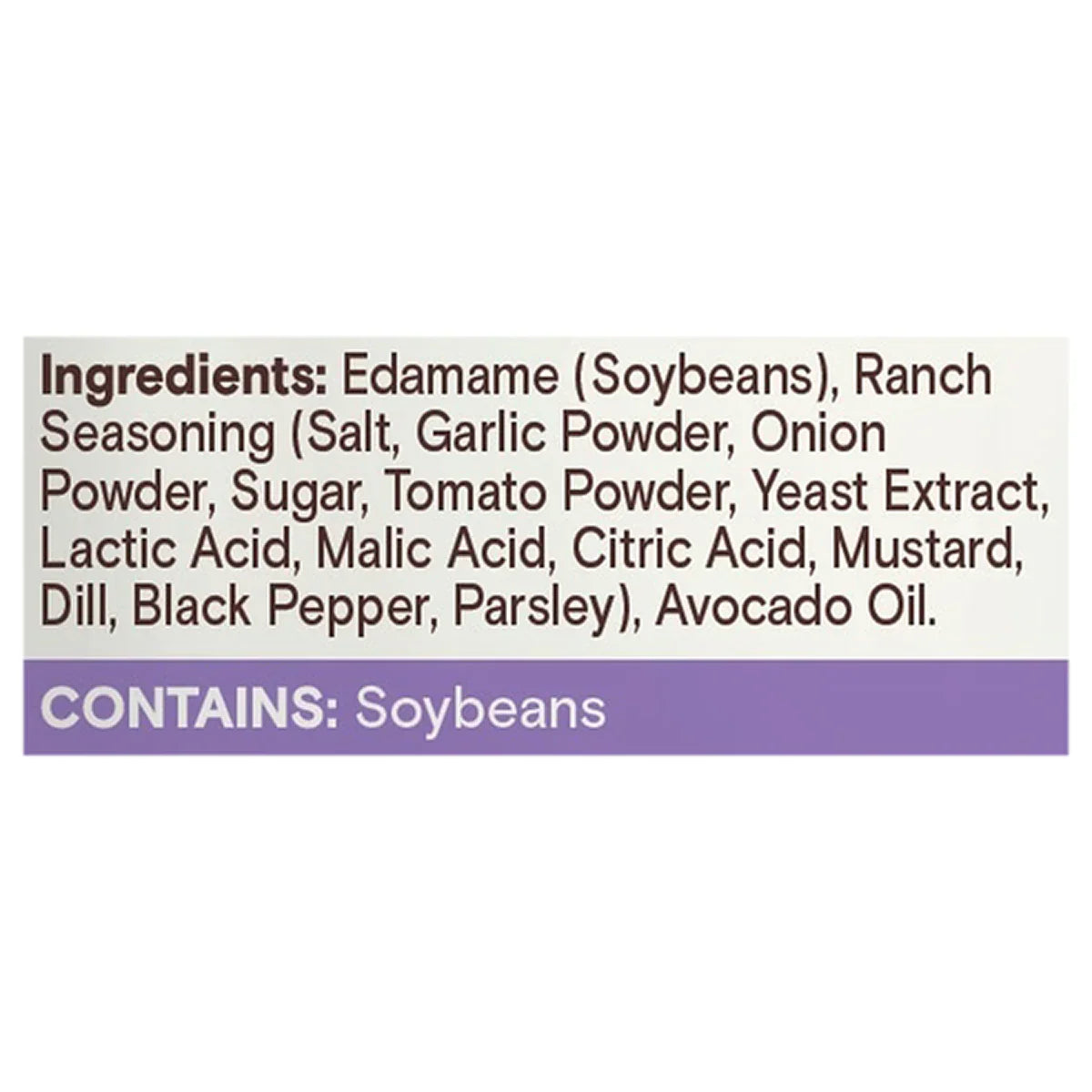 Ranch Roasted Edamame
