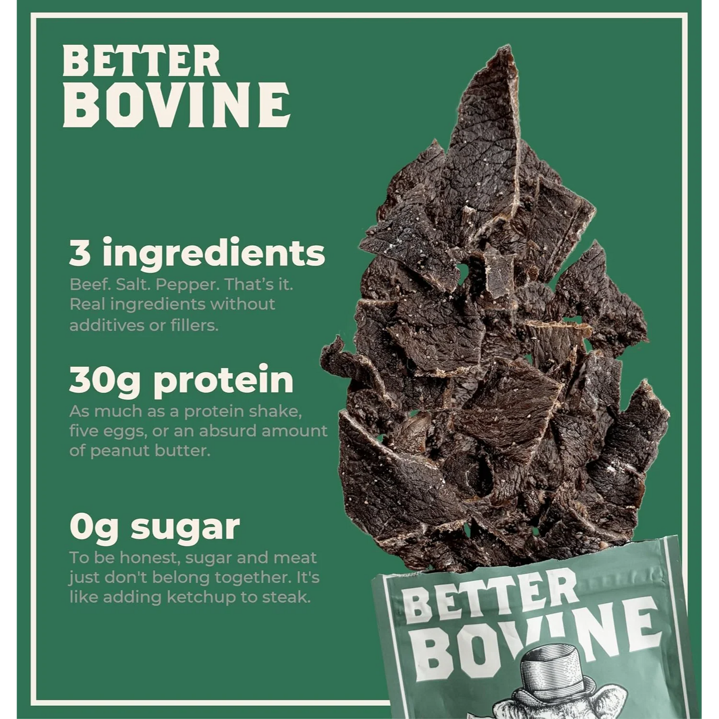 Grass Fed Extra Lean Beef Jerky