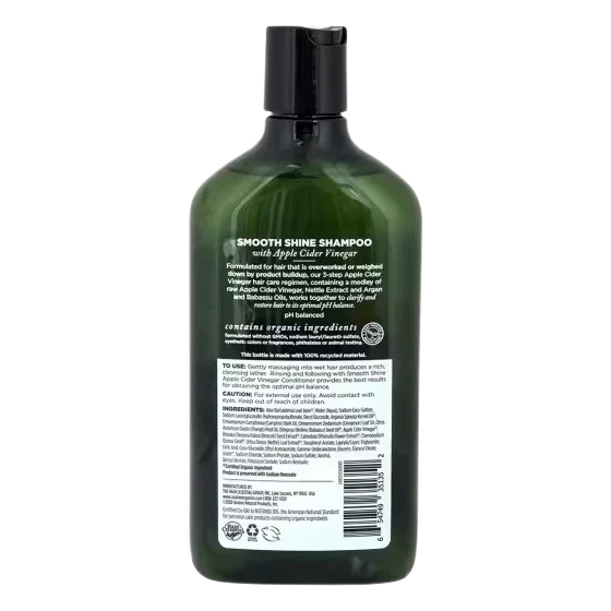 Smooth Shine Apple Cider Vinegar Shampoo