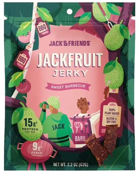 Jack & Barb Sweet BBQ Jackfruit Jerky
