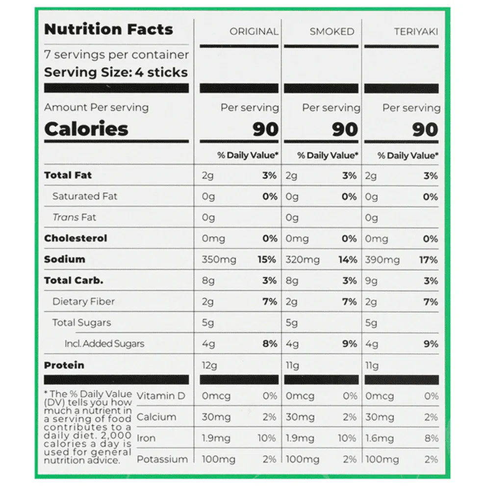Vegan Mini Snack Sticks (12 CT)