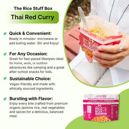 Instant Thai Red Curry Rice Box (6 Pack)