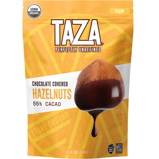 Organic Chocolate Covered Hazelnuts