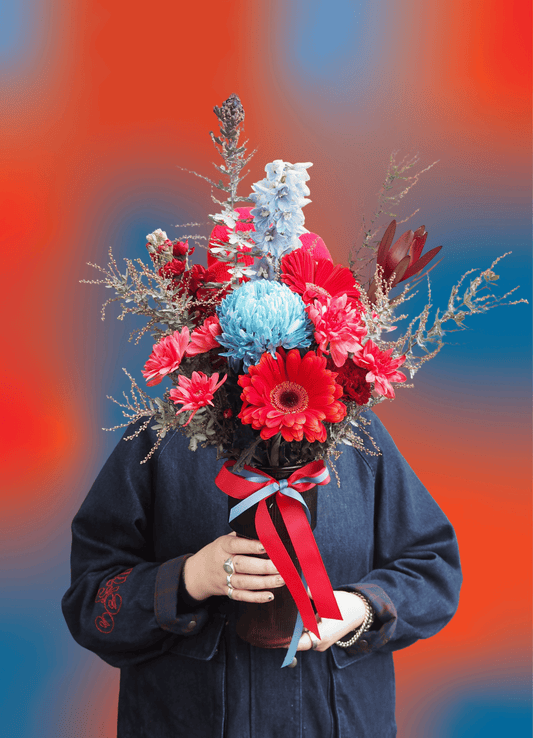 Electric Cherry Posy