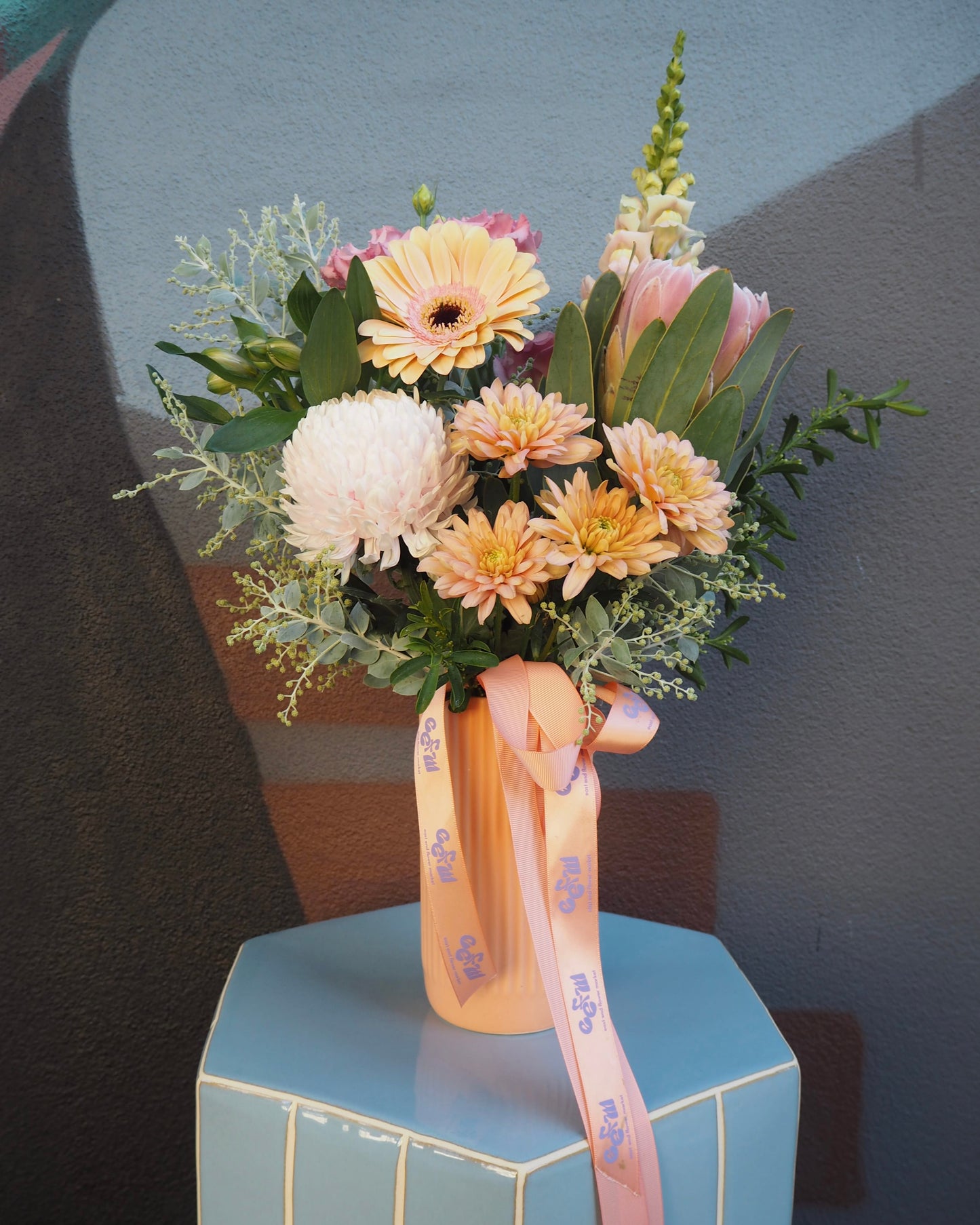 Peach Fizz Arrangement