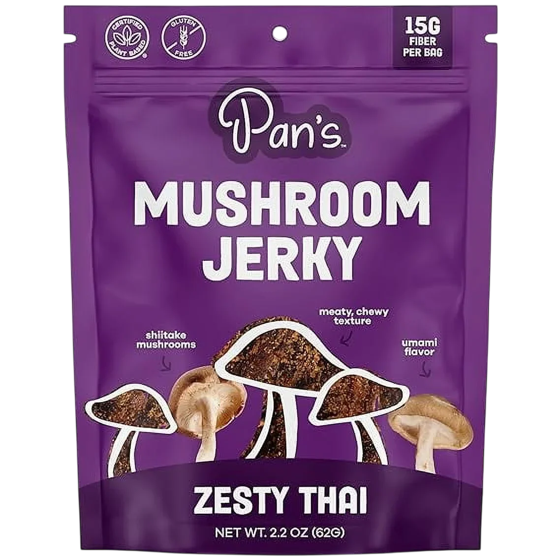 Zesty Thai Mushroom Jerky