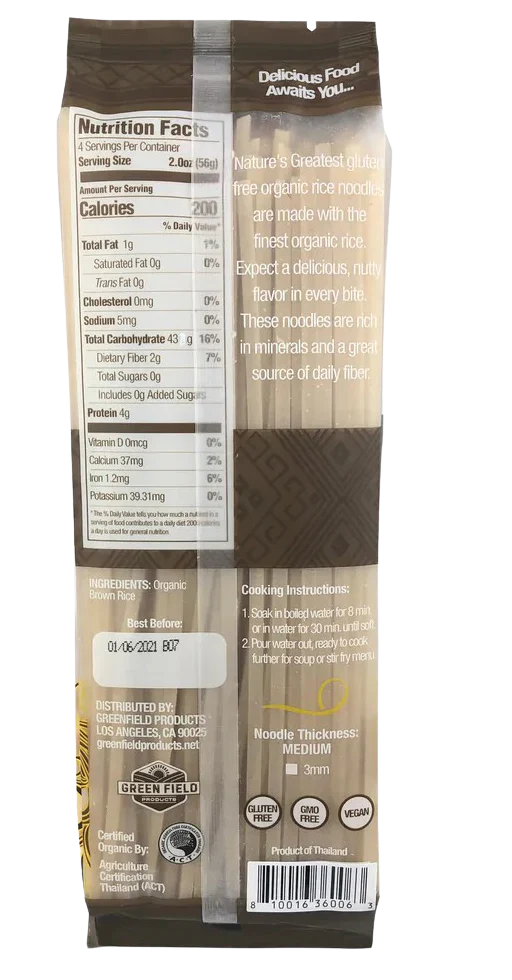 Organic Brown Rice Noodles