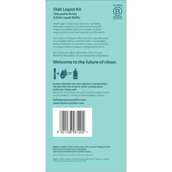Dish Liquid Starter Kit - Fresh Citrus