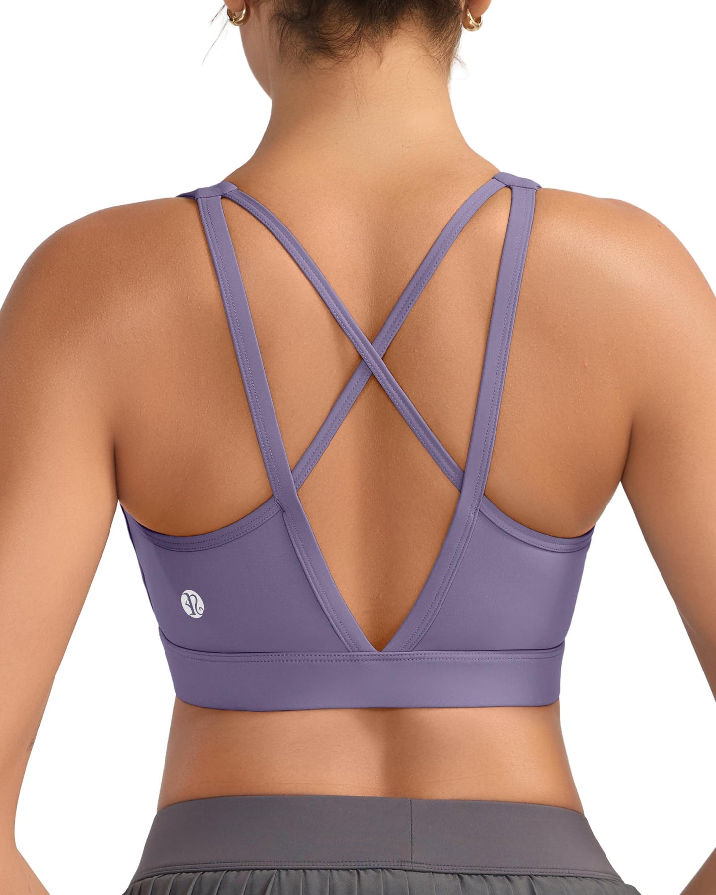 RUNNING GIRL® Medium-High Support Crisscross Back 2-in-1 Versatile Sports Bra