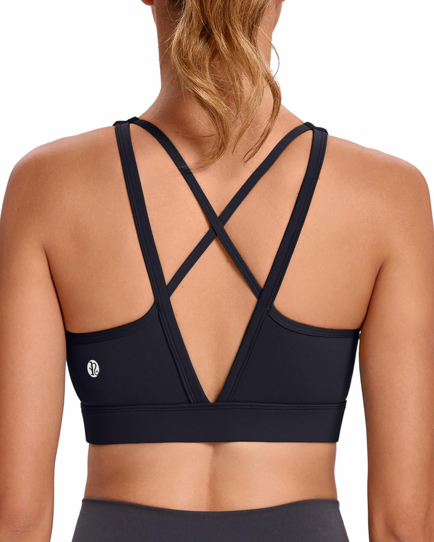 RUNNING GIRL® Medium-High Support Crisscross Back 2-in-1 Versatile Sports Bra