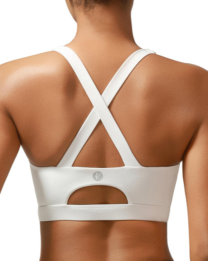 RUNNING GIRL® High-Impact Back-Support Sports Bra | Fixed Molded Cups