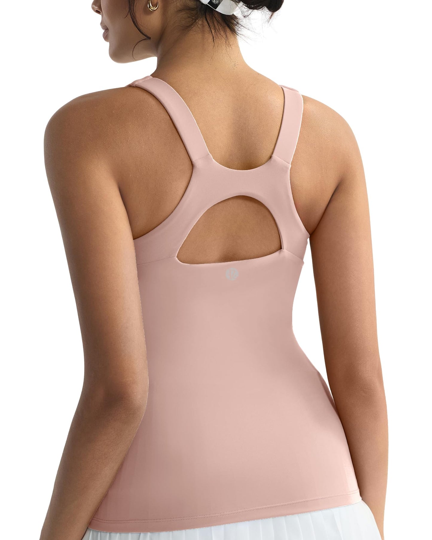 RUNNING GIRL® 2-in-1 Racerback Workout Tank Top | Built-in Bra & Breathable Yoga Top
