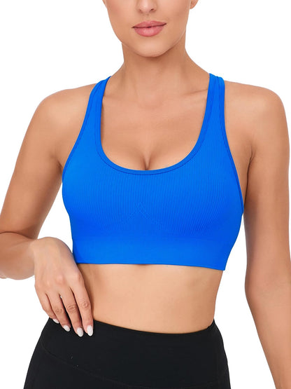 RUNNING GIRL® High-Impact Sculpting Sports Bra | Fixed Moulded Cups & Versatile Racerback Design