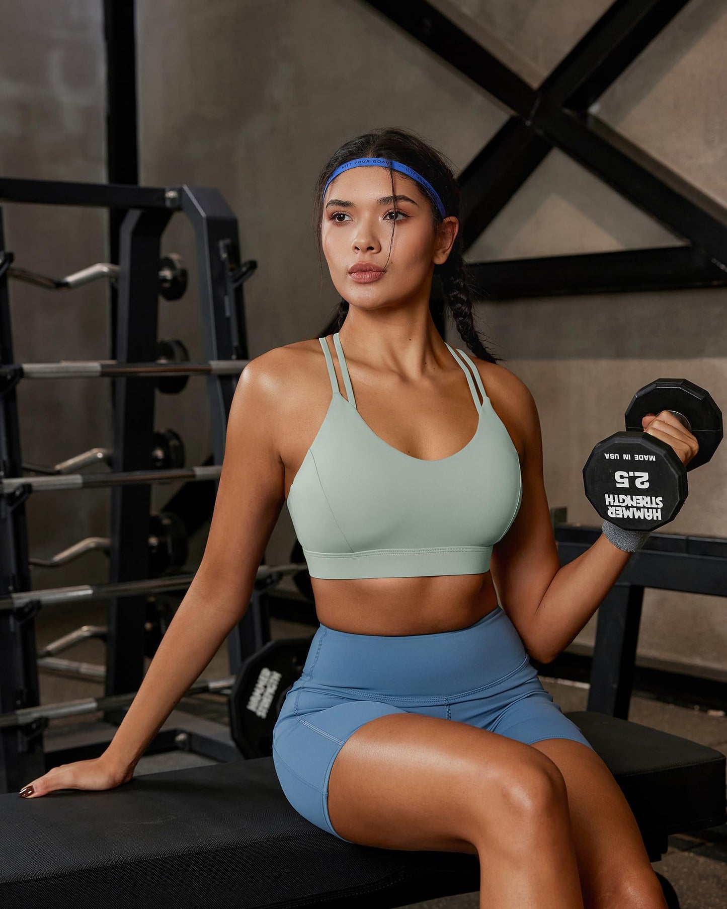 RUNNING GIRL® Sexy Crisscross Yoga Bra | Thin Breathable Strappy Back Sports Bra