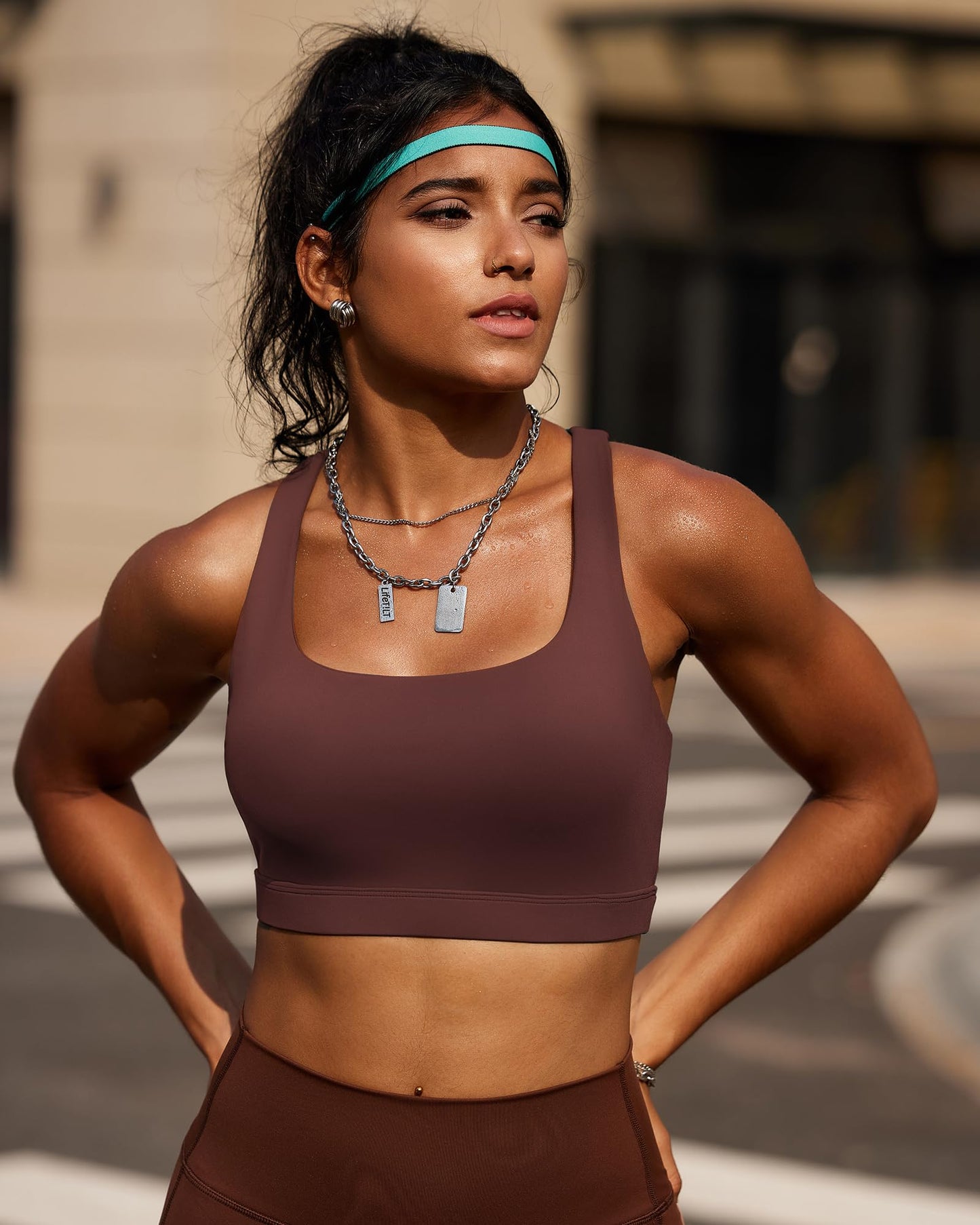 RUNNING GIRL® High-Support Sculpt Sports Bra - Fixed Molded Cups