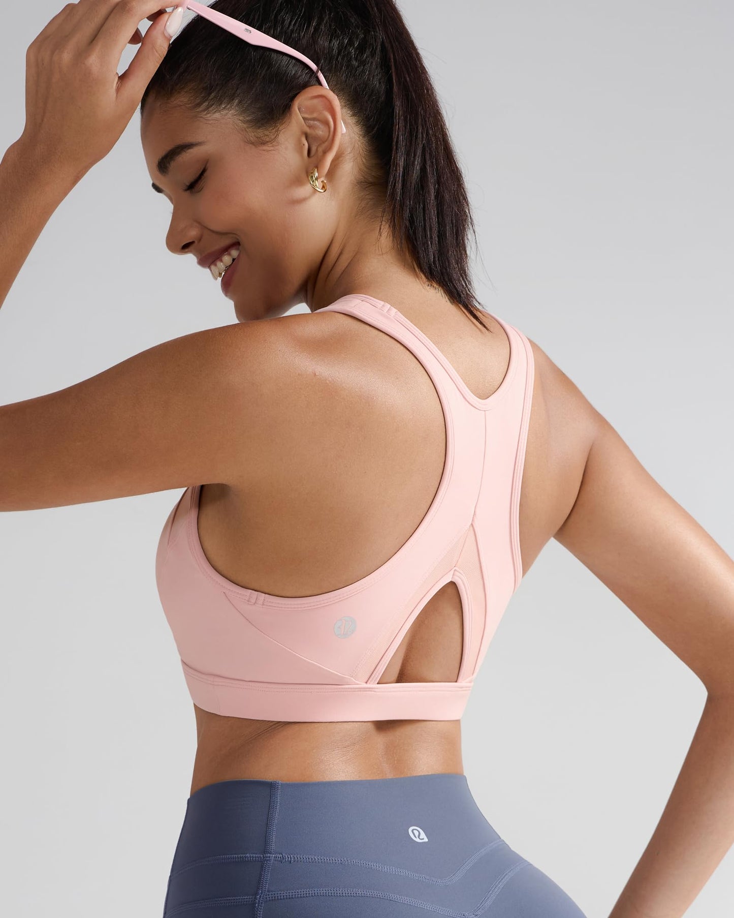RUNNING GIRL® High-Impact Racerback Sports Bra | Molded Cup High Support Bra for Women