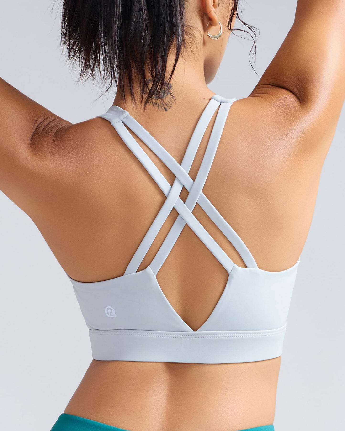 RUNNING GIRL® Medium-High Support Crisscross Back 2-1 Versatile Sports Bra