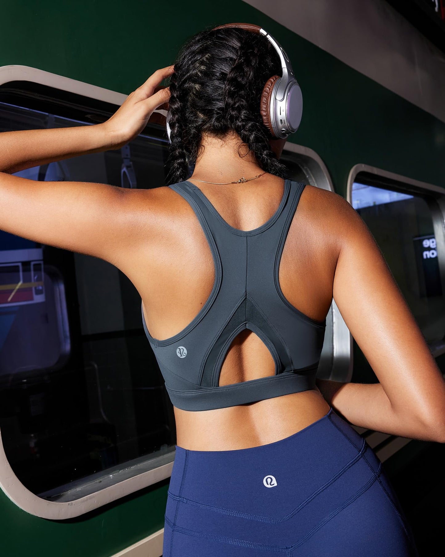 RUNNING GIRL® High-Impact Racerback Sports Bra | Molded Cup High Support Bra for Women