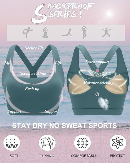 RUNNING GIRL® High-Support Sculpt Sports Bra - Fixed Molded Cups