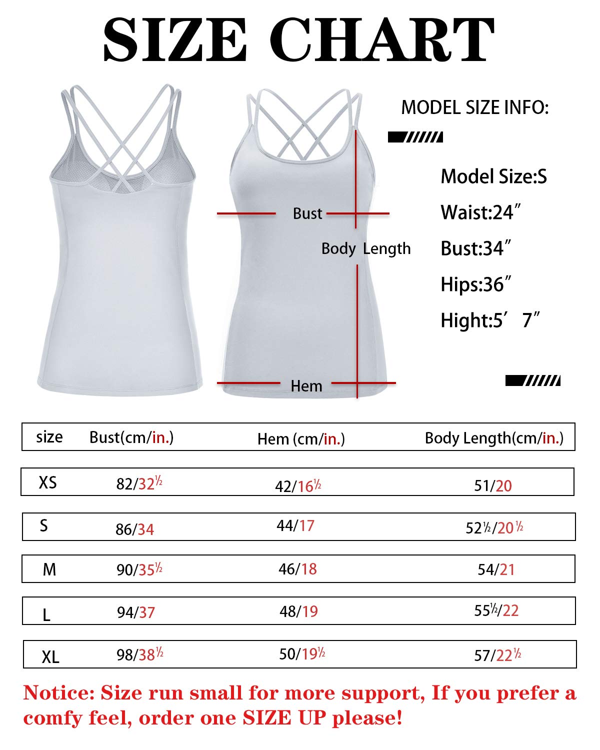 RUNNING GIRL® Essence Yoga Tank Top | Built-in Shelf Bra with Removable Cups & Buttery-Soft Sculpting Tank