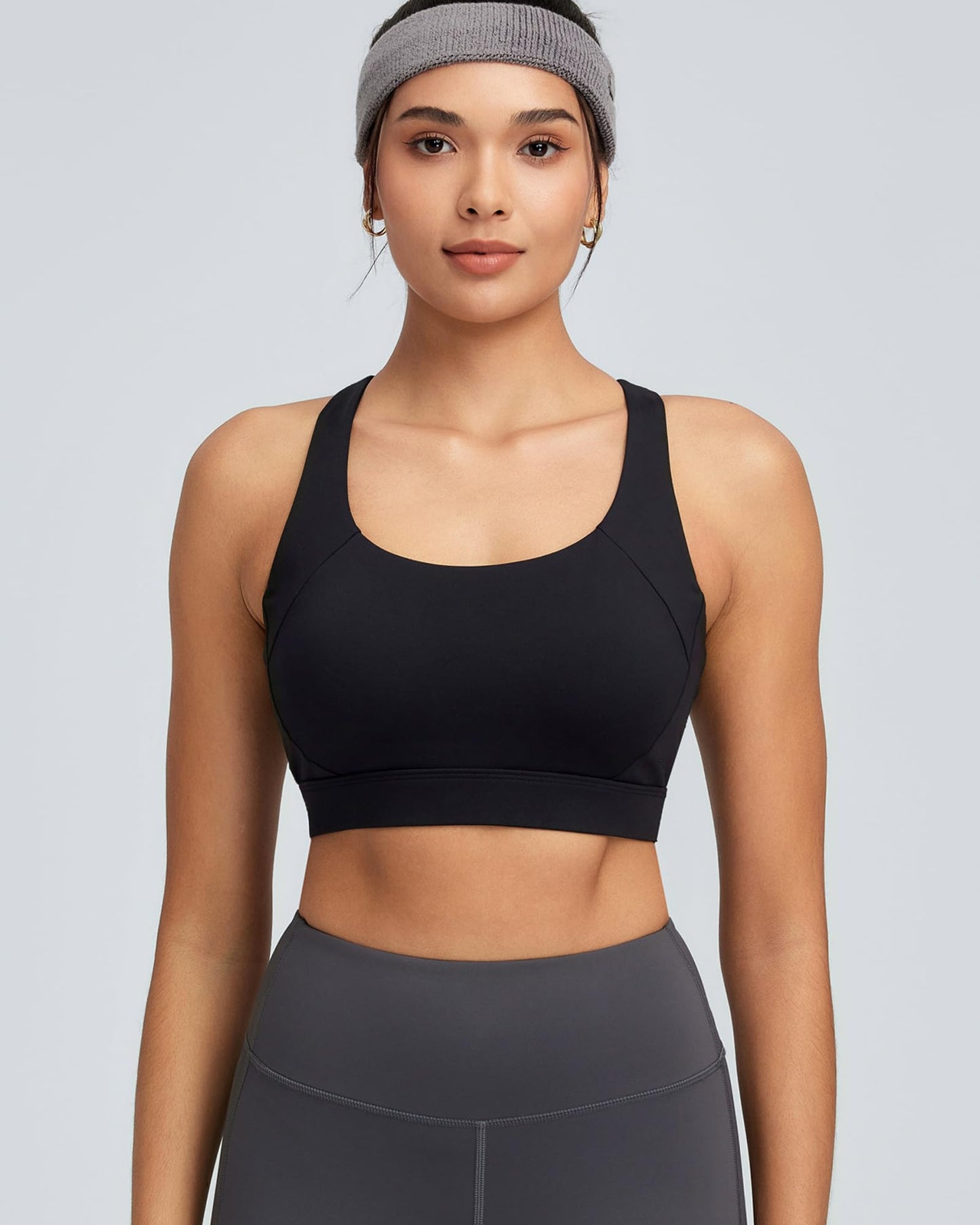 RUNNING GIRL® High Support Molded Cup Sports Bra with Sewn-in Pads