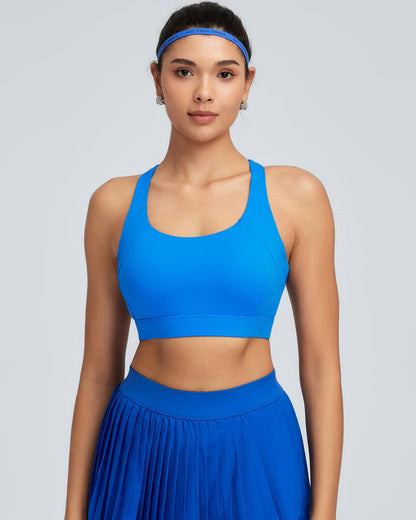 RUNNING GIRL® High Support Molded Cup Sports Bra with Sewn-in Pads