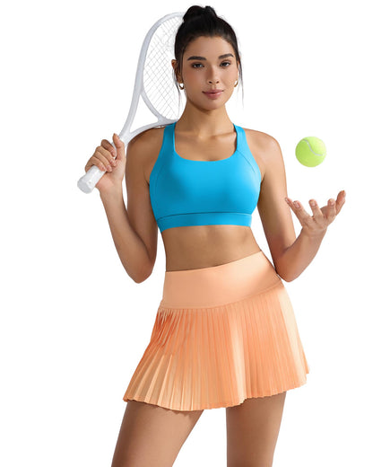 RUNNING GIRL® Women High Impact Sports Bra Crisscross Back Removable Cups