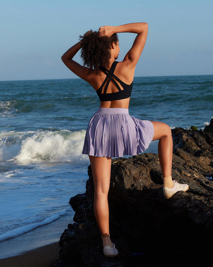 RUNNING GIRL® Strappy Criss-Cross Padded Yoga Bra